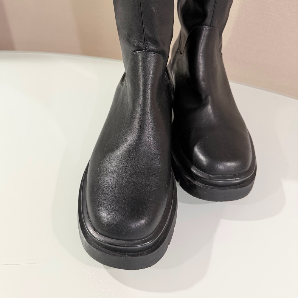 Steve Madden Gibbs Block Heel Rounded Toe Over the Knee Boots Size 9 - Picture 6 of 12